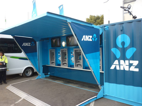 Mainfreight Delivers Mobile ATM to the RWC in New Zealand